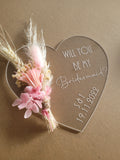 Will you be my bridesmaid Plaque
