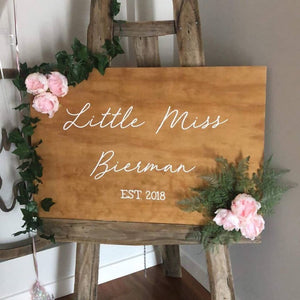 Baby Shower Welcome Sign