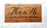 Personalised Bamboo Sign